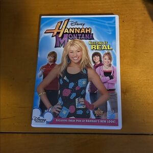 Disney Hannah Montana DVD with Blue and Pink Cover